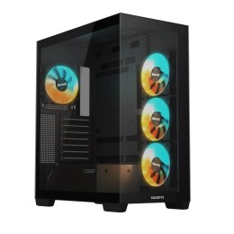 CASE MIDITOWER ATX W/O PSU/GB-C500P ST BLACK GIGABYTE Gigabyte