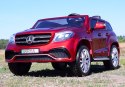 MERCEDES GLS 63, 4 SILNIKI, 2X12 V, MIĘKKIE KOŁA, MIĘKKIE SIEDZENIE DLA 2 DZIECI/HL228