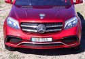 MERCEDES GLS 63, 4 SILNIKI, 2X12 V, MIĘKKIE KOŁA, MIĘKKIE SIEDZENIE DLA 2 DZIECI/HL228