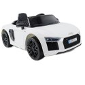 ORYGINALNE AUDI R8 SPYDER W NAJLEPSZEJ WERSJI, MIĘKKIE SIEDZENIE, PILOT 2.4 GHZ/ 2198