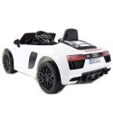 ORYGINALNE AUDI R8 SPYDER W NAJLEPSZEJ WERSJI, MIĘKKIE SIEDZENIE, PILOT 2.4 GHZ/ 2198