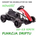 SZYBKI DRIFTUJĄCY GOKART NA AKUMULATOR 24 V SUPER ZABAWA FILM\SX1968