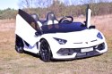 LICENCJONOWANY LAMBORGHINI AVENTADOR SVJ DLA 2 DZIECI, FUNKCJA DRIFTU MIĘKKIE SIEDZENIE, MIĘKKIE KOŁA/SX2028