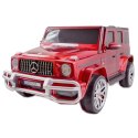 MERCEDES G63 AMG DLA 2 DZIECI, 24V, 4X4, MIĘKKIE KOŁA EVA, MIĘKKIE SIEDZENIE, LAKIER POLEROWANY FULL OPCJA/S-307