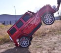 MERCEDES G63 AMG DLA 2 DZIECI, 24V, 4X4, MIĘKKIE KOŁA EVA, MIĘKKIE SIEDZENIE, LAKIER POLEROWANY FULL OPCJA/S-307