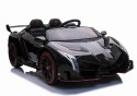 ORYGINALNE LAMBORGHINI VENENO NA AKUMULATOR, MIĘKKIE KOŁA, MIĘKKIE SIEDZENIE/XMX615