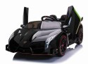 ORYGINALNE LAMBORGHINI VENENO NA AKUMULATOR, MIĘKKIE KOŁA, MIĘKKIE SIEDZENIE/XMX615