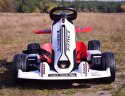 SZYBKI GOKART FANCY NA AKUMULATOR 12V, REGULOWANA - ROZSUWANA RAMA, SUPER ZABAWA\BDQ-8