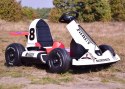 SZYBKI GOKART FANCY NA AKUMULATOR 12V, REGULOWANA - ROZSUWANA RAMA, SUPER ZABAWA\BDQ-8