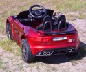 AUTO NA AKUMULATOR JAGUAR F TYPE, MIĘKKIE KOŁA, MIĘKKIE SIEDZENIE, SUPER JAKOSĆ - LAKIER/QLS5388