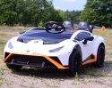 ORYGINALNE DRIFTUJĄCE LAMBORGHINI HURACAN STO NA AKUMULATOR/SMT-555-24V