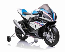 MOTOR NA AKUMULATOR ŚCIGACZ ORYGINALNE BMW HP4 RACE, KOŁA EVA, MIĘKKIE SIEDZENIE/JT5001