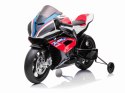 MOTOR NA AKUMULATOR ŚCIGACZ ORYGINALNE BMW HP4 RACE, KOŁA EVA, MIĘKKIE SIEDZENIE/JT5001