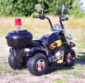 PIERWSZY MOTOR CHOPPER NA AKUMULATOR - KOGUT, MIĘKKIE SIEDZENIE, PASY/LL778