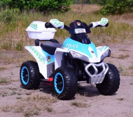 QUAD NA AKUMULATOR POLICJA Z KUFERKIEM - SUPER JAKOŚĆ/GTS-1188A