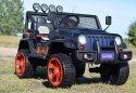 MEGA JEEP SUNSHINE, NAPĘD 4X4, 2X12V, WOLNY START/ MIĘKKIE KOŁA, BLUETOOTH, RADIO EXCLUSIVE/2388