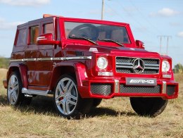 MERCEDES G63 AMG DWA SILNIKI, OTWIERA DRZWI MOCNY, MIĘKKIE KOŁA/HL168