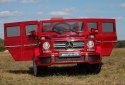 MERCEDES G63 AMG DWA SILNIKI, OTWIERA DRZWI MOCNY, MIĘKKIE KOŁA/HL168