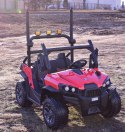 MEGA BUGGY UTV DLA 2 DZIECI, 4 SILNIKI, MIĘKKIE SIEDZENIE, MIĘKKIE KOŁA/7988-HIGH