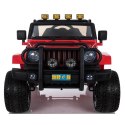 MEGA JEEP 4X4 Z REDUKTOREM NAPĘDU EXCLUSIVE, WOLNY START,MIĘKKIE KOŁA, 2x12V 10 Ah/WXE1688