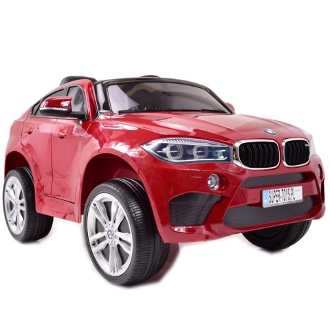 ORYGINALNE BMW X6M W NAJLEPSZEJ WERSJI, MIĘKKIE SIEDZENIE, PILOT 2.4 GHZ, LAKIER/ 2199