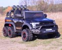 MEGA JEEP WORKS SIX 4X4, 2 X 12V MĘKKIE KOŁA, MIĘKKIE SIEDZENIE/JC003