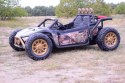 MEGA BUGGY BEAST DLA 2 DZIECI, 400 WAT, 24V, MIĘKKIE SIEDZENIE, MIĘKKIE KOŁA, WALIZKA NA AKUMULATOR,/JS3168