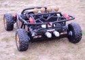 MEGA BUGGY BEAST DLA 2 DZIECI, 400 WAT, 24V, MIĘKKIE SIEDZENIE, MIĘKKIE KOŁA, WALIZKA NA AKUMULATOR,/JS3168