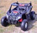 MEGA BUGGY UTV POLICJA TURBO R FOX DLA 2 DZIECI 4X200 W, 24V, SUPER MOC, WSPOMAGANIE/XB2118