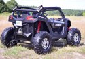 MEGA BUGGY UTV POLICJA TURBO R FOX DLA 2 DZIECI 4X200 W, 24V, SUPER MOC, WSPOMAGANIE/XB2118