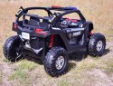 MEGA BUGGY UTV POLICJA TURBO R FOX DLA 2 DZIECI 4X200 W, 24V, SUPER MOC, WSPOMAGANIE/XB2118