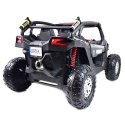 MEGA BUGGY UTV POLICJA TURBO R FOX DLA 2 DZIECI 4X200 W, 24V, SUPER MOC, WSPOMAGANIE/XB2118