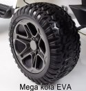 MEGA JEEP 4X4 Z REDUKTOREM NAPĘDU EXCLUSIVE 24 V, 480 WAT, WOLNY START,MIĘKKIE KOŁA /WXE1688-24V