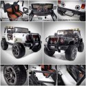 MEGA JEEP 4X4 Z REDUKTOREM NAPĘDU EXCLUSIVE 24 V, 480 WAT, WOLNY START,MIĘKKIE KOŁA /WXE1688-24V