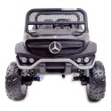 MERCEDES BENZ UNIMOG 4X4,12V14AH, AMORTYZATORY, MIĘKKIE KOŁA,MIĘKKIE SIEDZENIE SUPER OPCJA/UNIMOG