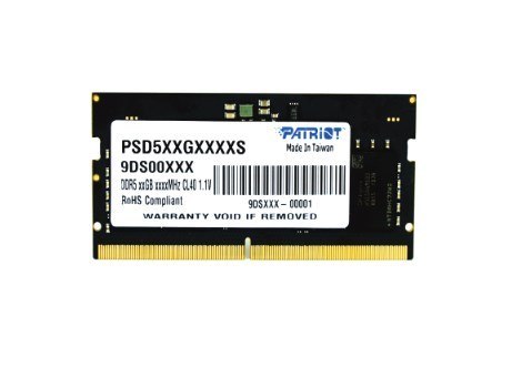 PATRIOT SIGNATURE SO-DIMM DDR5 16GB 4800MHz 1 Rank Patriot Memory