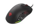 Mysz dla graczy Genesis Xenon 800 lekka 16000 DPI PMW3389 RGB Czarna gamingowa NATEC