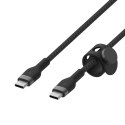 BELKIN KABEL USB-C M/M 2.0 OPLOT, SILICON, 3M BLK Belkin