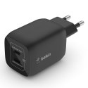 Ładowarka Belkin BoostCharge Pro Dual USB-C PD 3.0 PPS GaN Wall Charger 65W Black Belkin