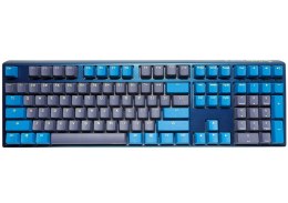 Ducky One 3 Daybreak RGB klawiatura Gaming USB Niemiecki Czarny, Niebieski, Zielony Ducky