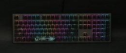 Ducky Shine 7 klawiatura Gaming USB Niemiecki Czarny, Szary Ducky