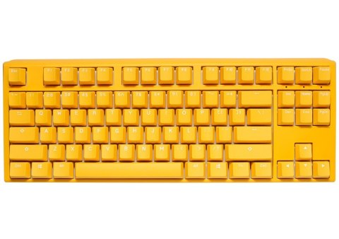 Ducky One 3 TKL klawiatura Gaming USB QWERTY Angielski Żółty Ducky