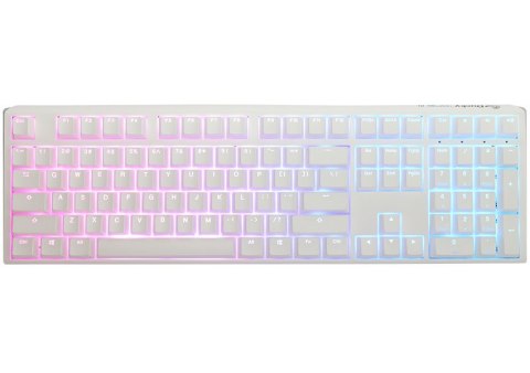 Ducky One 3 RGB klawiatura Gaming USB QWERTY US English Biały Ducky