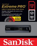 Pendrive SanDisk EXTREME PRO SDCZ880-256G-G46 (256GB; USB 3.1; kolor czarny) SanDisk