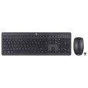 Zestaw klawiatura + mysz HP 230 Wireless Mouse and Keyboard Combo bezprzewodowe czarne 18H24AA Hewlett-Packard