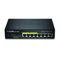 D-Link DGS-1008P/E łącza sieciowe Nie zarządzany L2 Obsługa PoE Czarny D-Link