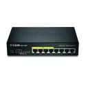 D-Link DGS-1008P/E łącza sieciowe Nie zarządzany L2 Obsługa PoE Czarny D-Link