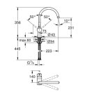 Bateria GROHE Minta 32917AL0 grafitowa Grohe