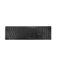 CHERRY KW 9100 SLIM klawiatura Uniwersalne RF Wireless + Bluetooth QWERTY Angielski Czarny No name