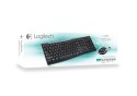 Logitech Wireless Combo MK270 klawiatura Dołączona myszka Uniwersalne USB AZERTY Francuski Czarny Logitech